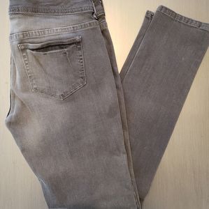 Mossimo distressed gray washed jeans